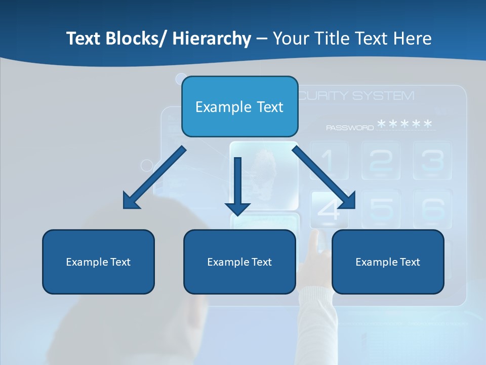 Print Navigation Touchscreen PowerPoint Template