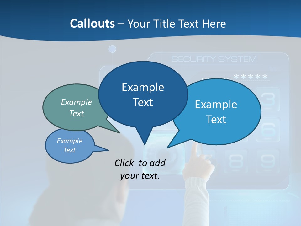 Print Navigation Touchscreen PowerPoint Template