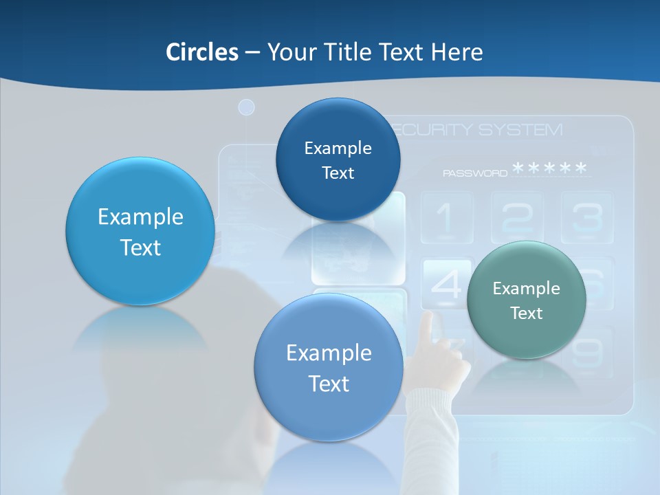 Print Navigation Touchscreen PowerPoint Template
