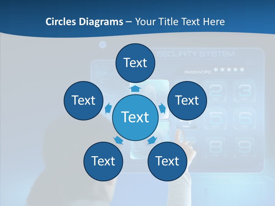 Print Navigation Touchscreen PowerPoint Template