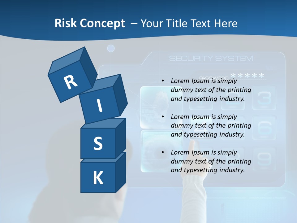 Print Navigation Touchscreen PowerPoint Template