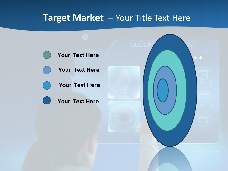 Print Navigation Touchscreen PowerPoint Template