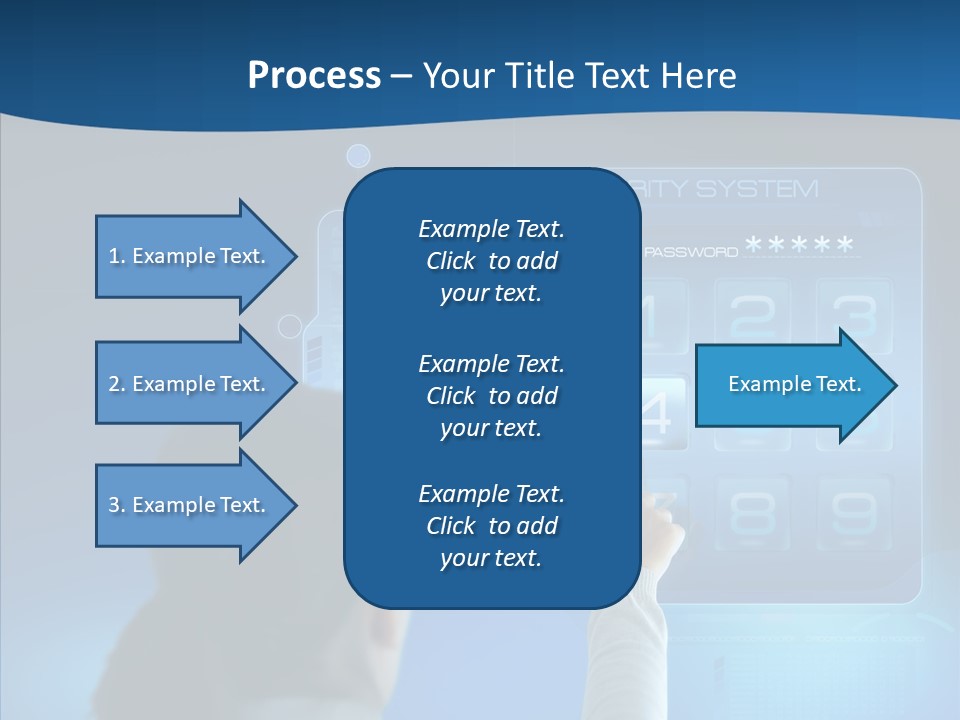 Print Navigation Touchscreen PowerPoint Template
