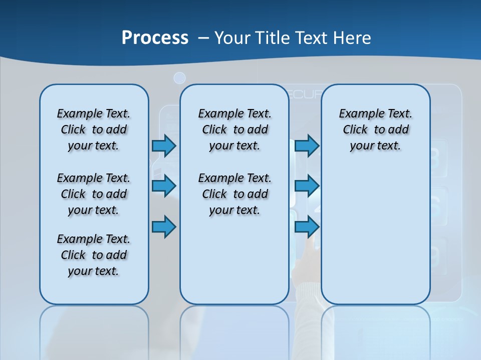 Print Navigation Touchscreen PowerPoint Template