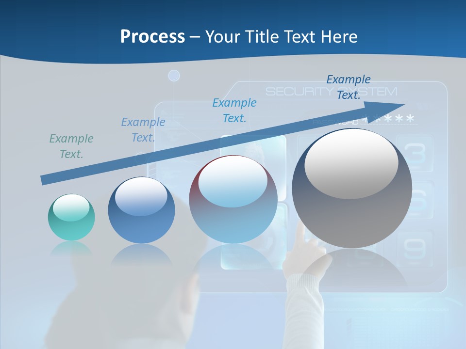 Print Navigation Touchscreen PowerPoint Template