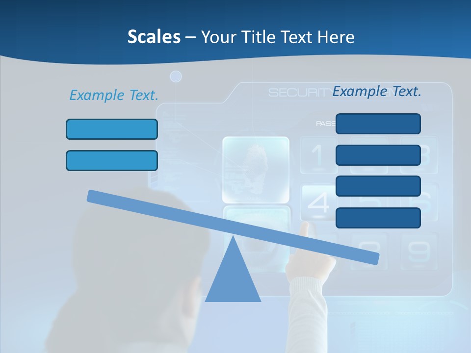 Print Navigation Touchscreen PowerPoint Template