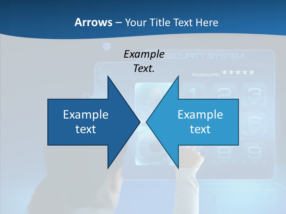 Print Navigation Touchscreen PowerPoint Template