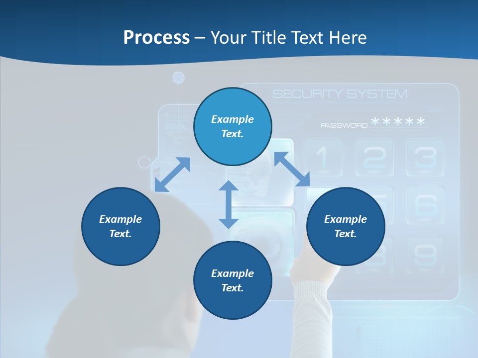 Print Navigation Touchscreen PowerPoint Template