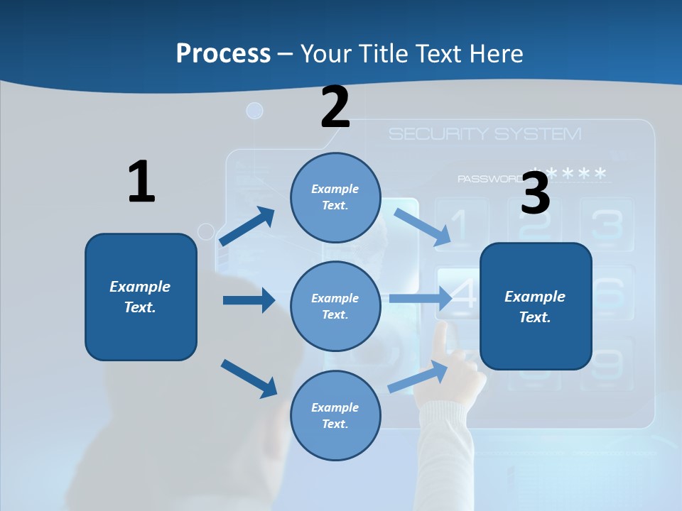 Print Navigation Touchscreen PowerPoint Template