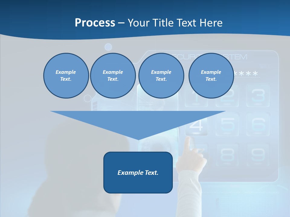 Print Navigation Touchscreen PowerPoint Template