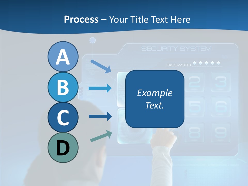 Print Navigation Touchscreen PowerPoint Template