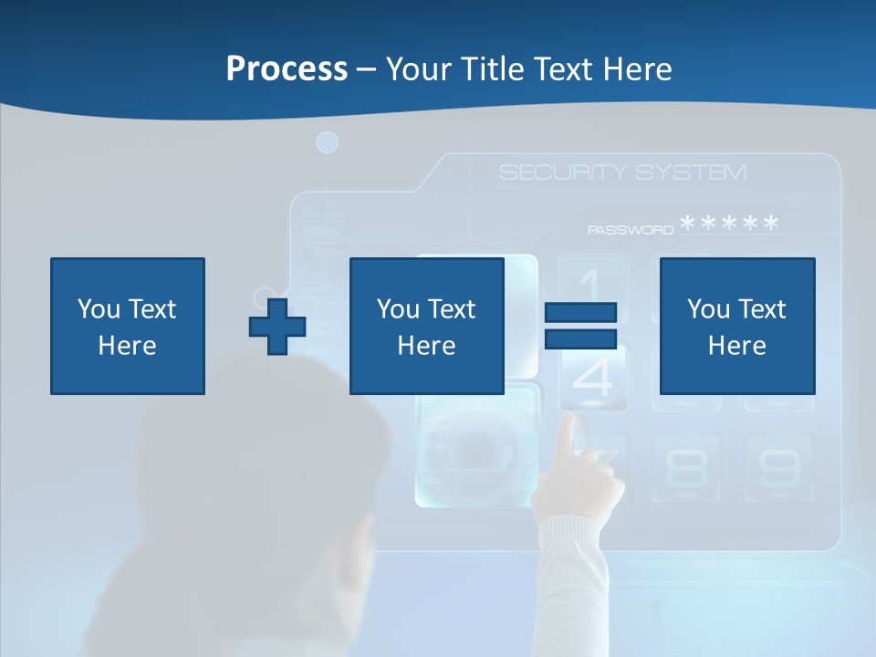 Print Navigation Touchscreen PowerPoint Template