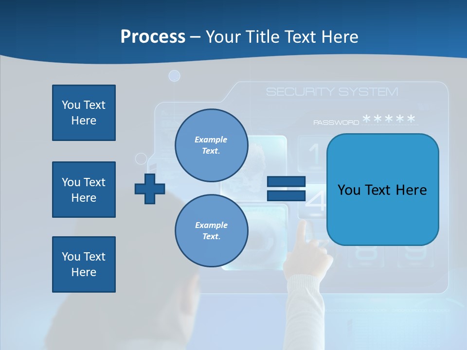 Print Navigation Touchscreen PowerPoint Template