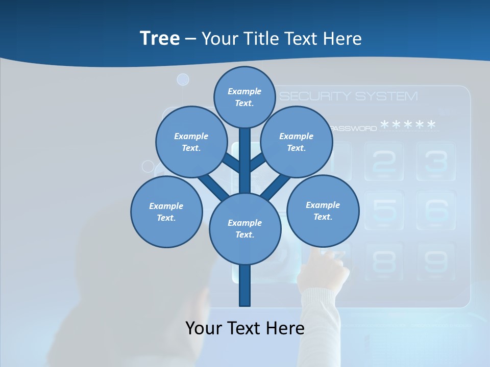Print Navigation Touchscreen PowerPoint Template
