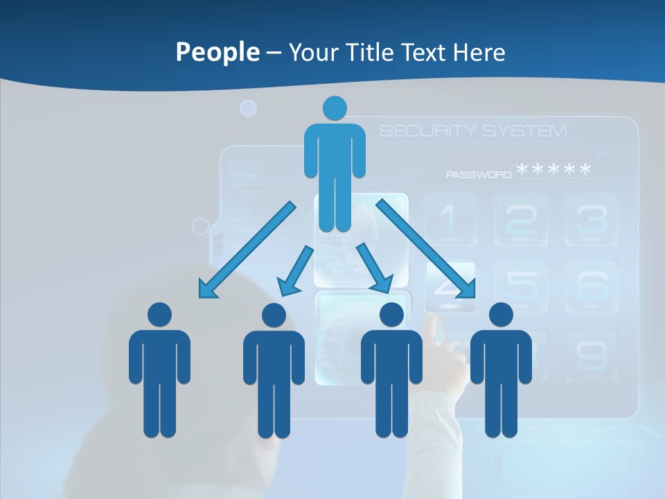 Print Navigation Touchscreen PowerPoint Template