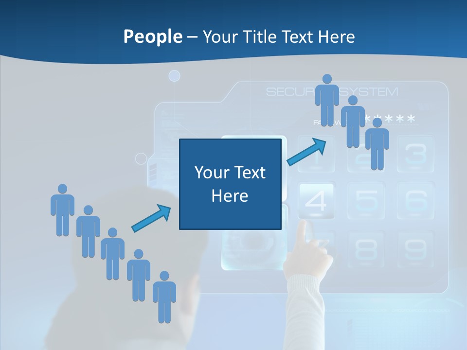 Print Navigation Touchscreen PowerPoint Template