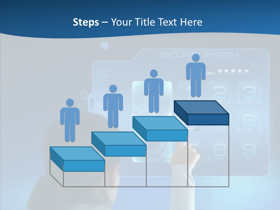 Print Navigation Touchscreen PowerPoint Template