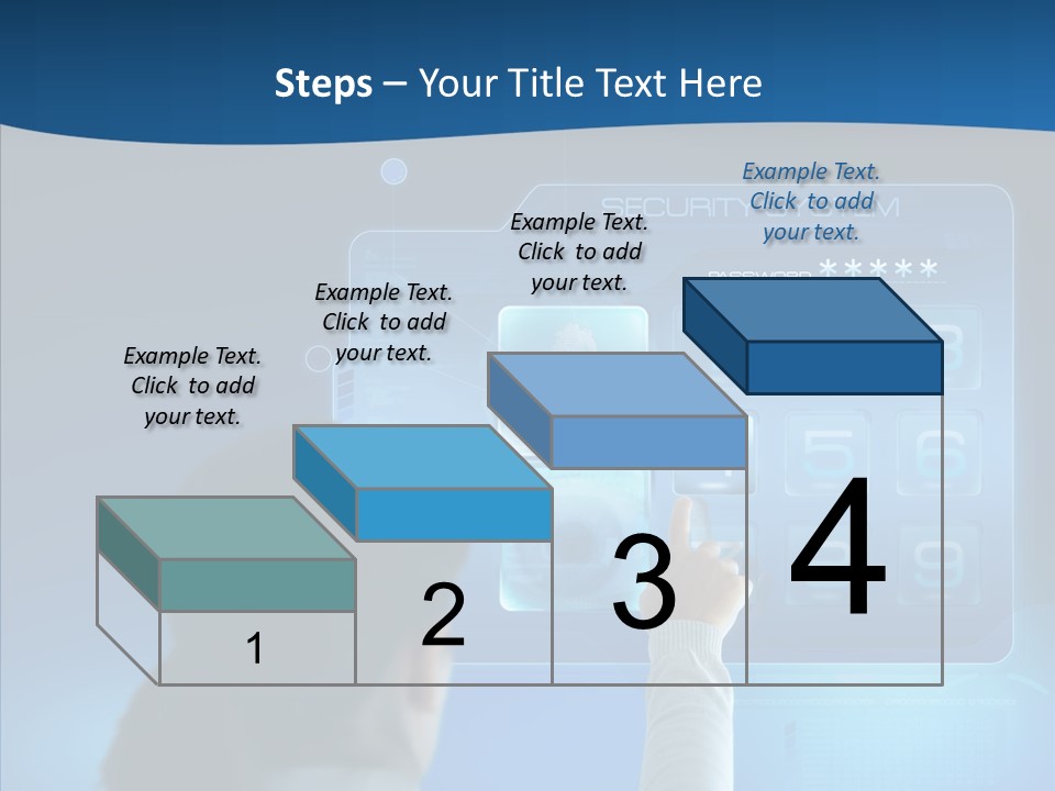 Print Navigation Touchscreen PowerPoint Template