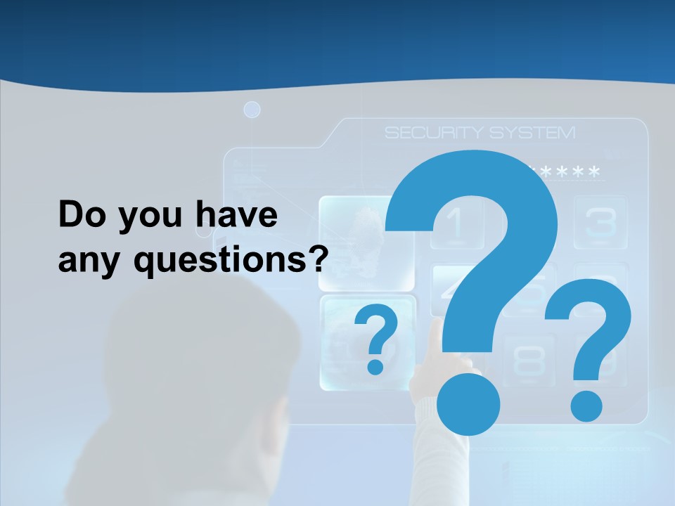 Print Navigation Touchscreen PowerPoint Template