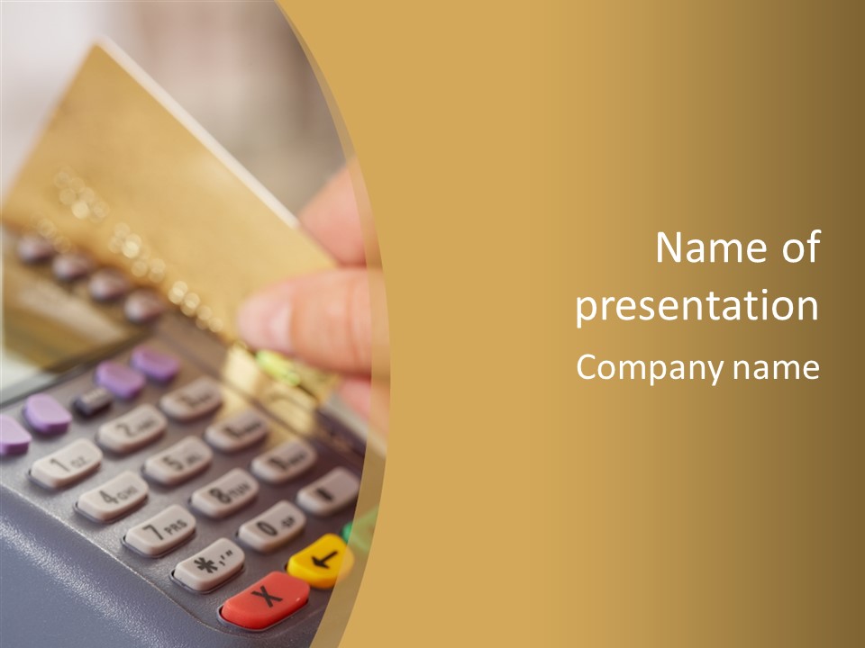 Macro Transaction Pay PowerPoint Template