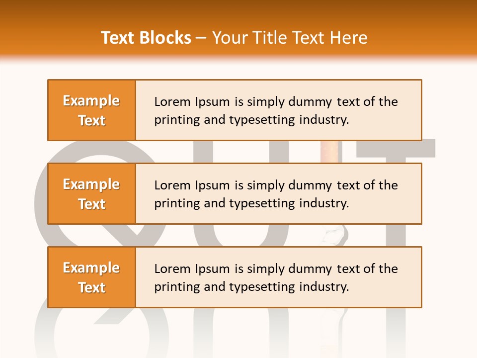 Filter Addiction Bad PowerPoint Template