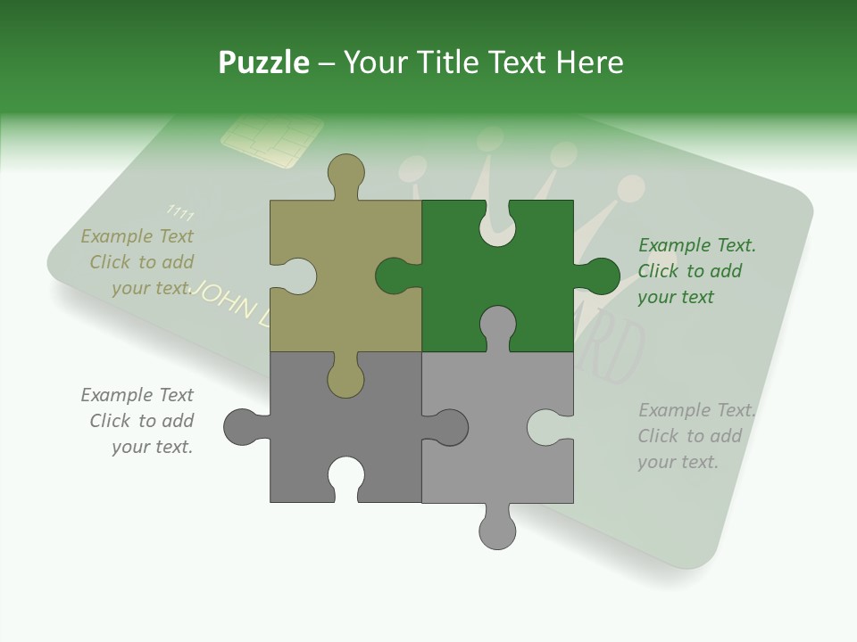 Plastic Chip Private PowerPoint Template