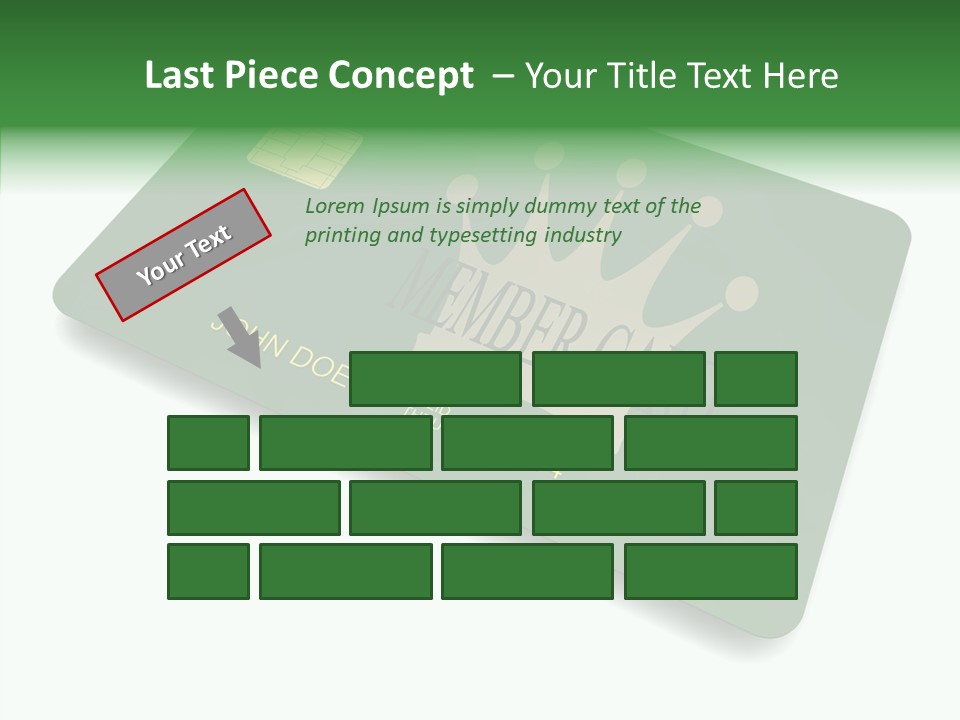 Plastic Chip Private PowerPoint Template