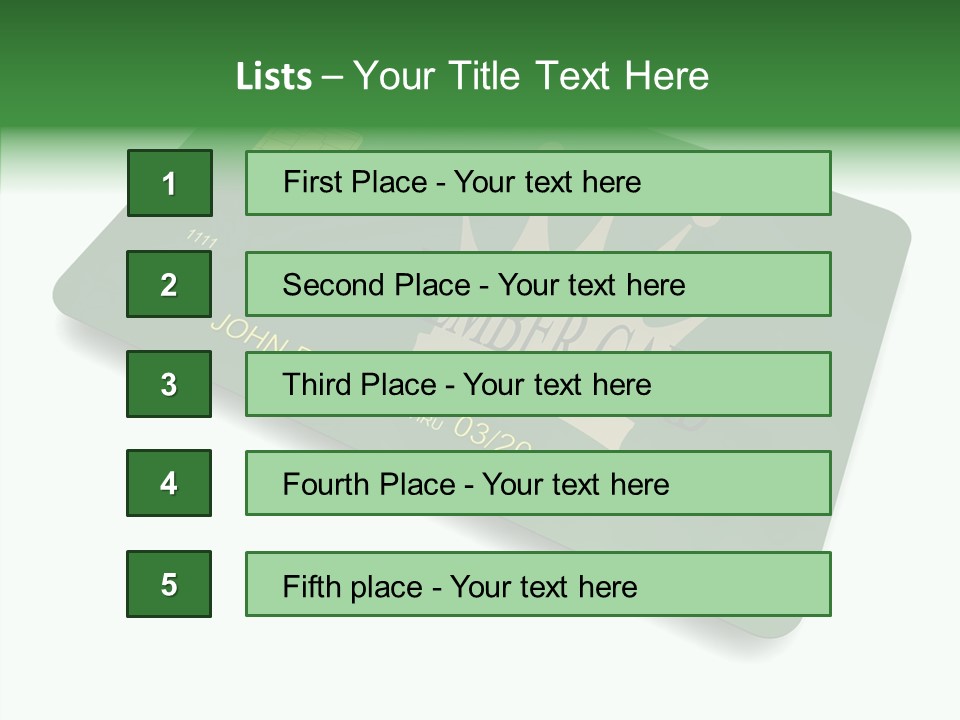 Plastic Chip Private PowerPoint Template