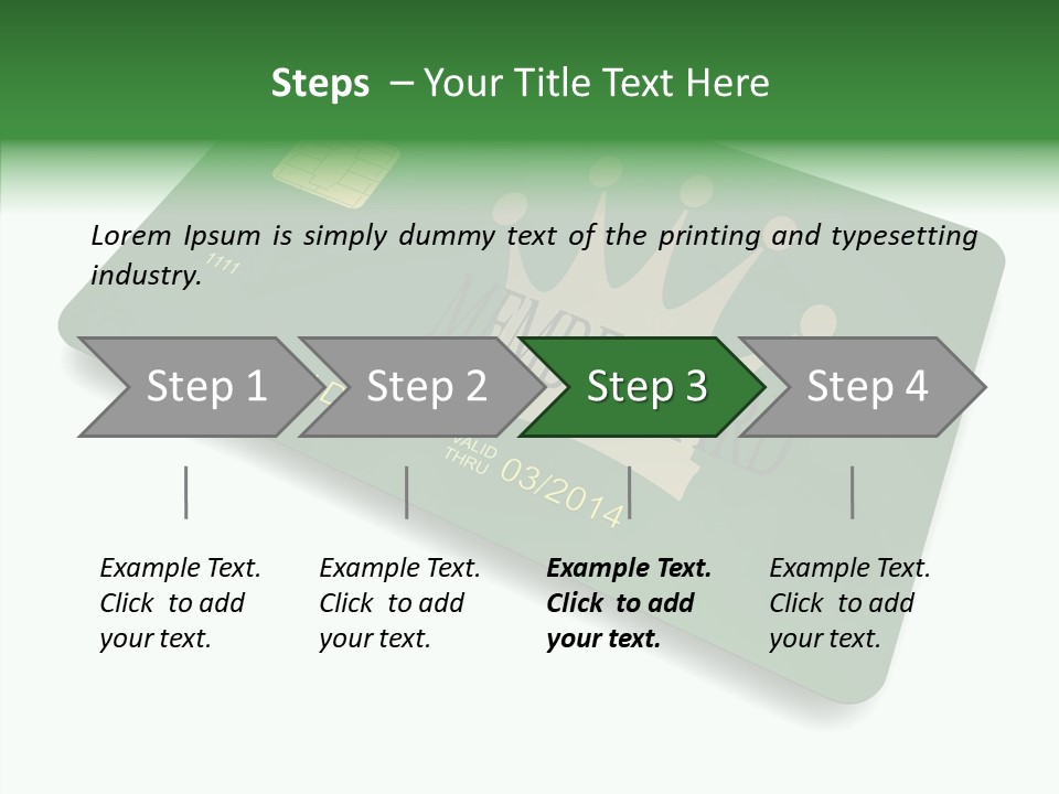 Plastic Chip Private PowerPoint Template
