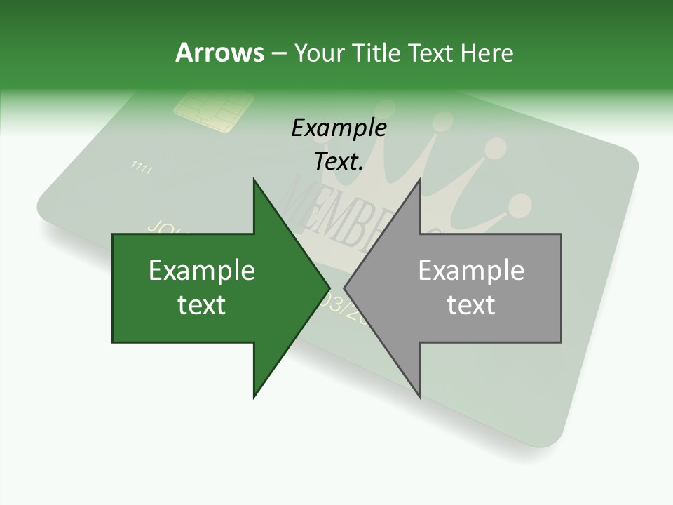 Plastic Chip Private PowerPoint Template
