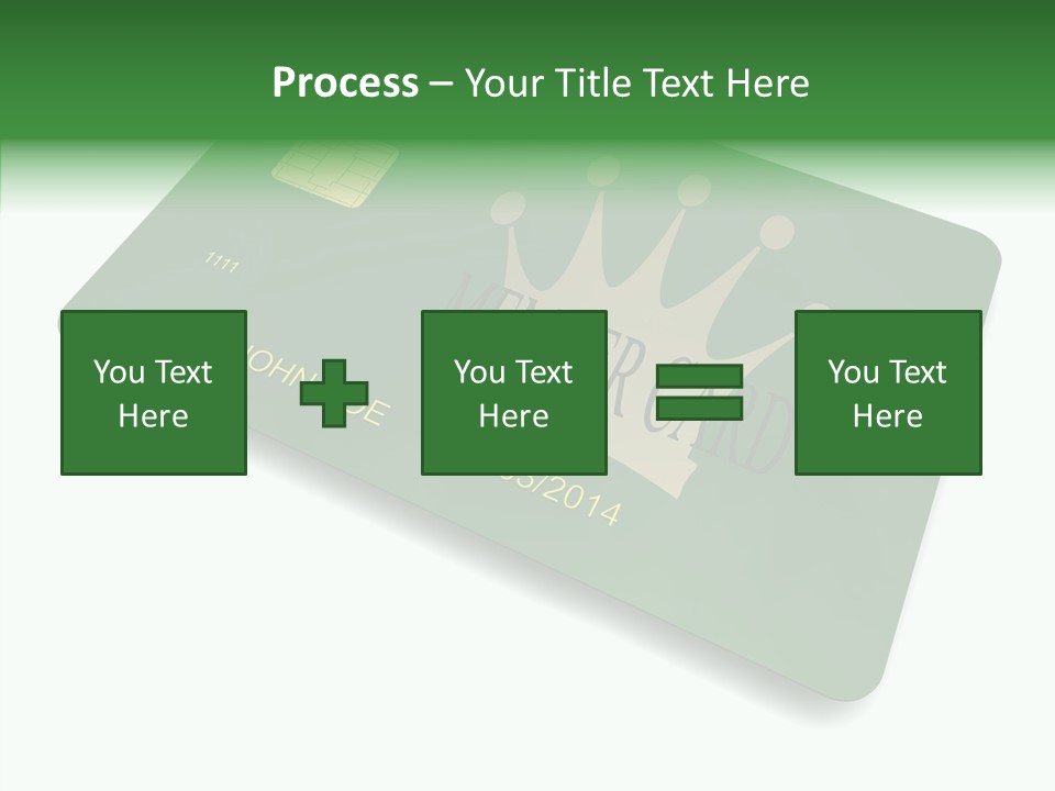 Plastic Chip Private PowerPoint Template