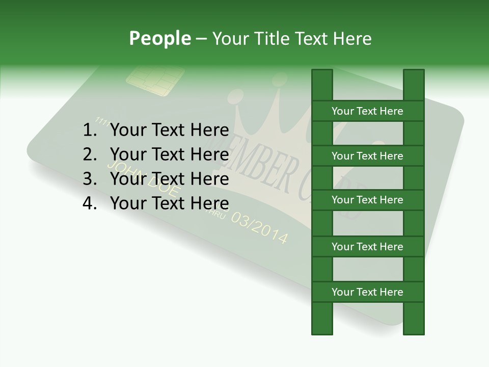 Plastic Chip Private PowerPoint Template