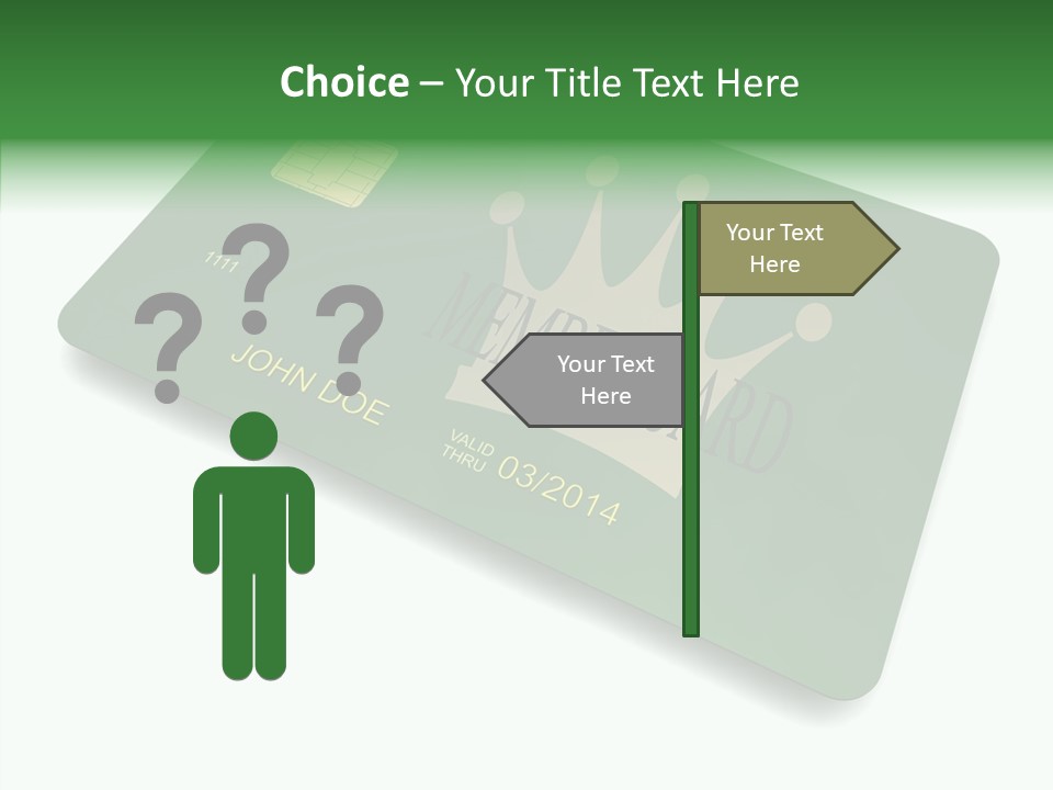 Plastic Chip Private PowerPoint Template