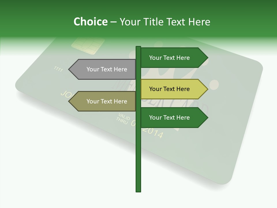 Plastic Chip Private PowerPoint Template