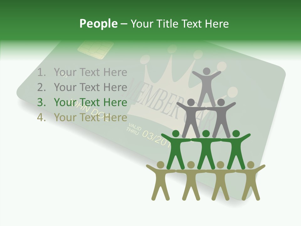 Plastic Chip Private PowerPoint Template