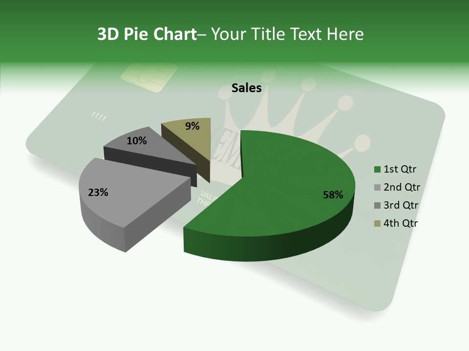 Plastic Chip Private PowerPoint Template