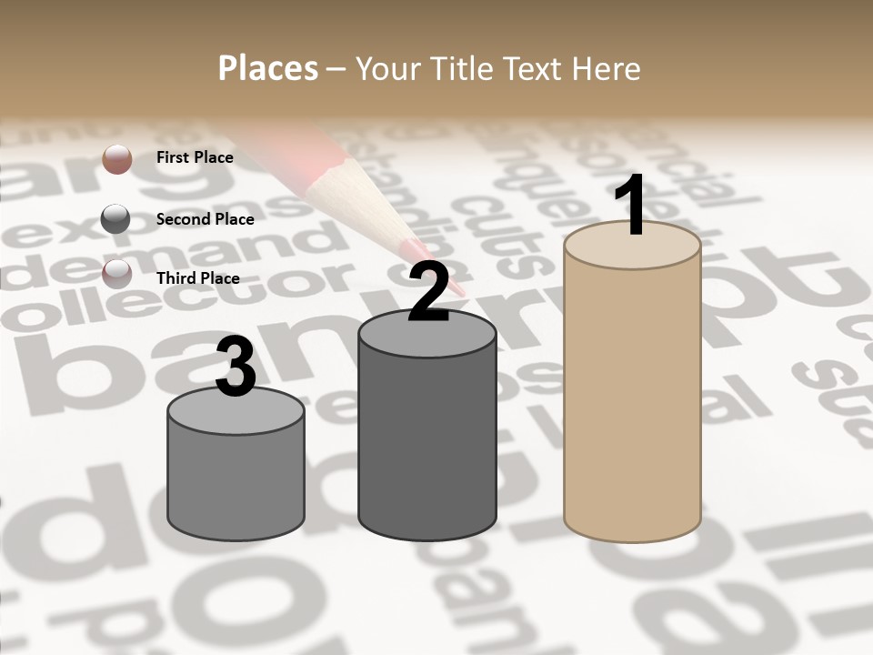 Word Crisis Despair PowerPoint Template