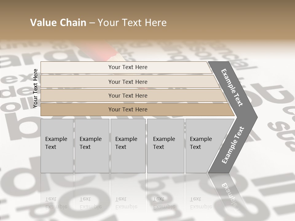 Word Crisis Despair PowerPoint Template