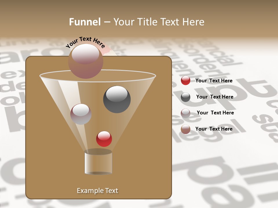 Word Crisis Despair PowerPoint Template
