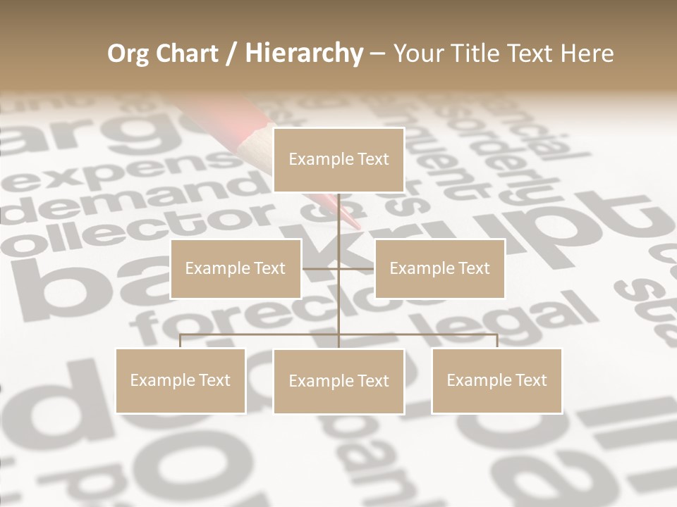 Word Crisis Despair PowerPoint Template