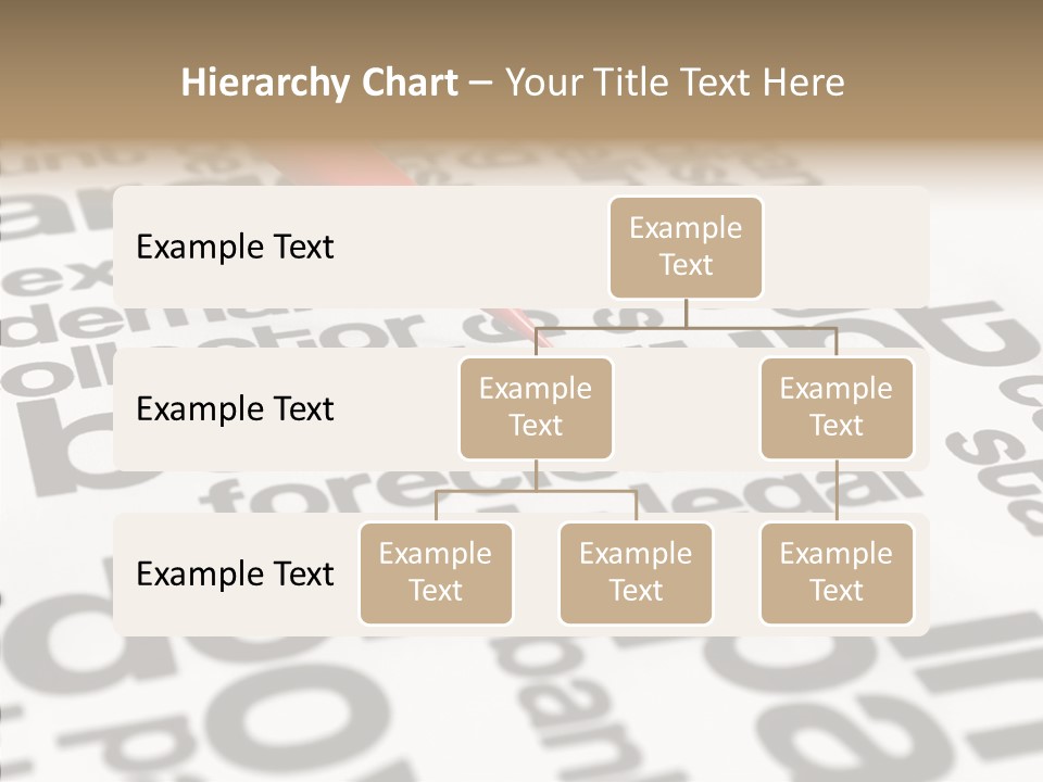 Word Crisis Despair PowerPoint Template