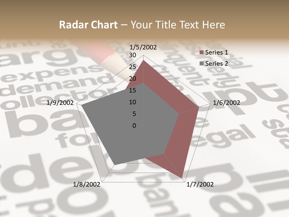 Word Crisis Despair PowerPoint Template