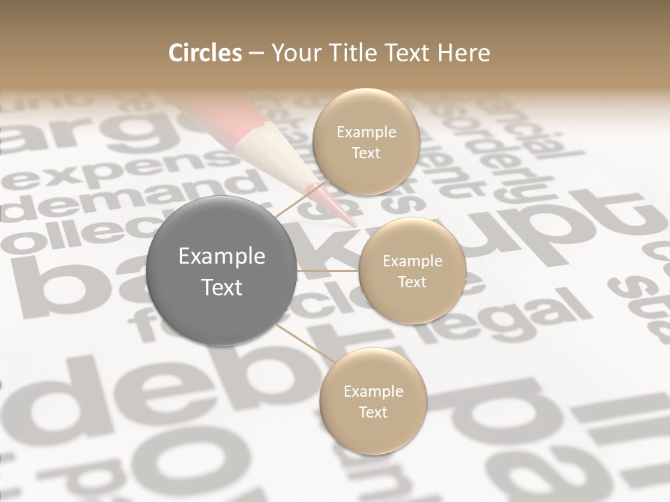 Word Crisis Despair PowerPoint Template