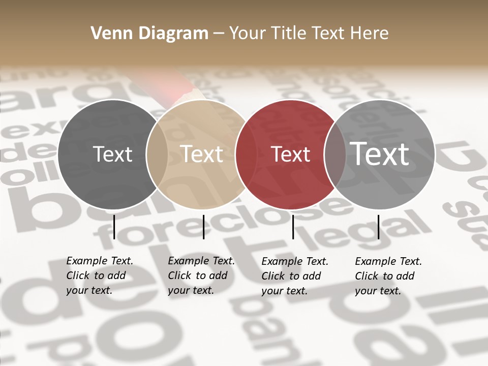 Word Crisis Despair PowerPoint Template