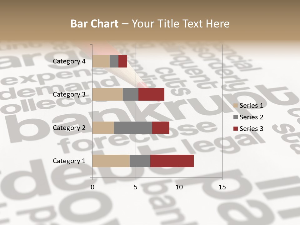 Word Crisis Despair PowerPoint Template