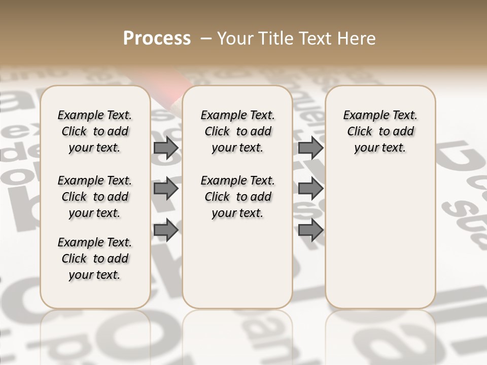 Word Crisis Despair PowerPoint Template