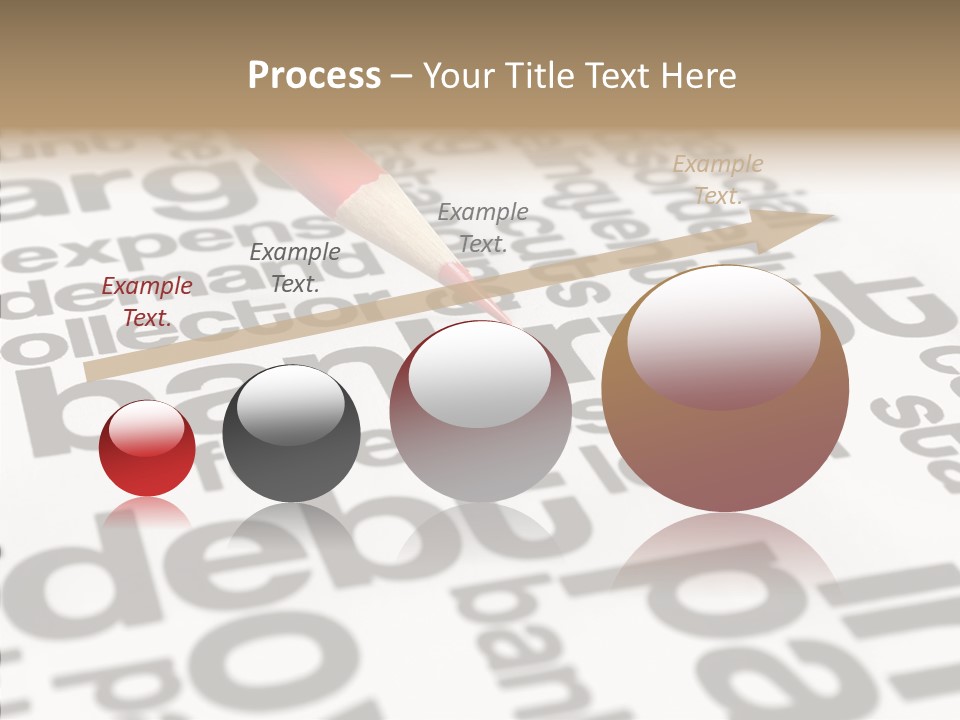 Word Crisis Despair PowerPoint Template