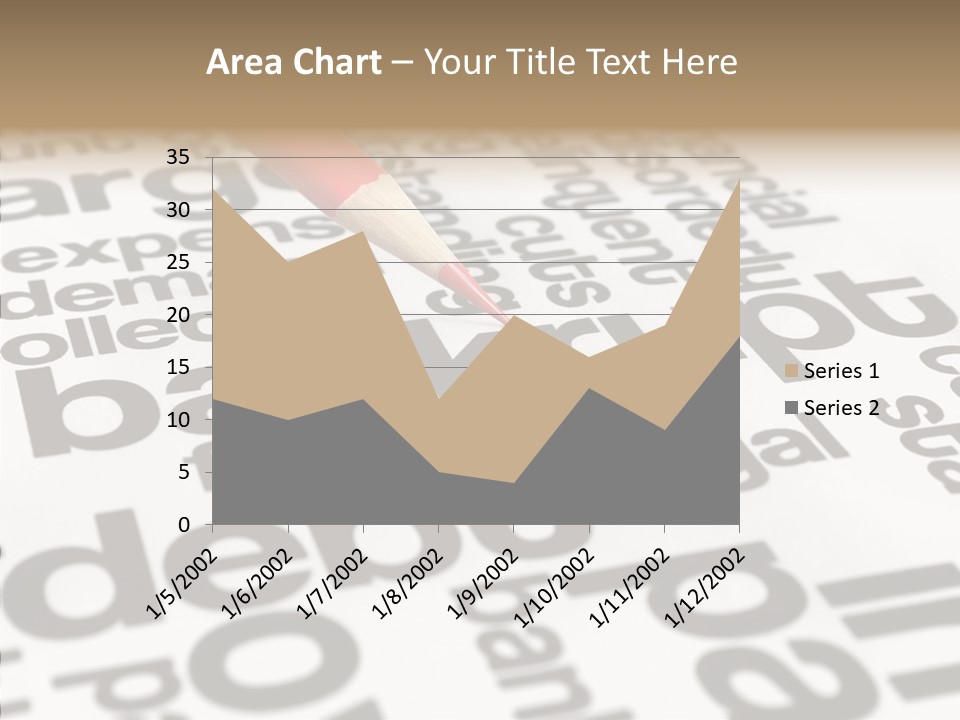 Word Crisis Despair PowerPoint Template