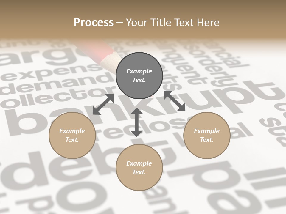 Word Crisis Despair PowerPoint Template