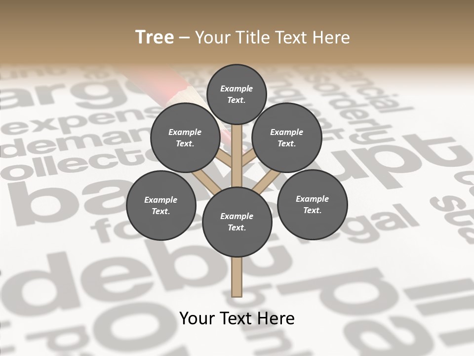 Word Crisis Despair PowerPoint Template